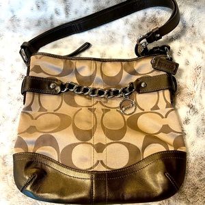 Tan/Brown Coach Bag